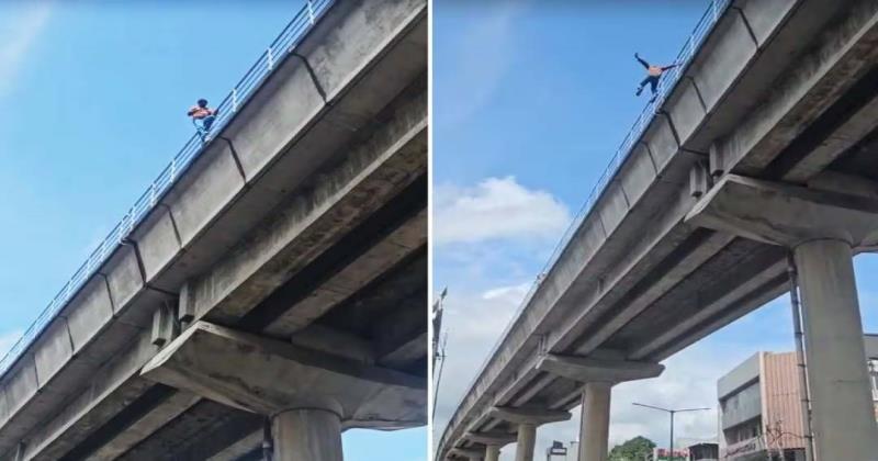 തൃപ്പൂണിത്തുറയില്‍ മെട്രോ ട്രാക്കില്‍ നിന്ന് റോഡിലേക്ക് ചാടിയ യുവാവ് മരിച്ചു