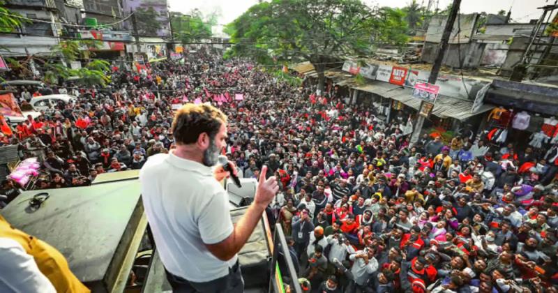  ന്യായ് യാത്ര പൊലീസ് തടഞ്ഞു, സംഘര്‍ഷം; രാഹുലിനെതിരെ കേസെടുക്കാന്‍ ഡിജിപിക്ക് അസം മുഖ്യമന്ത്രിയുടെ നിര്‍ദേശം